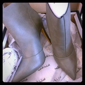 Grey booties